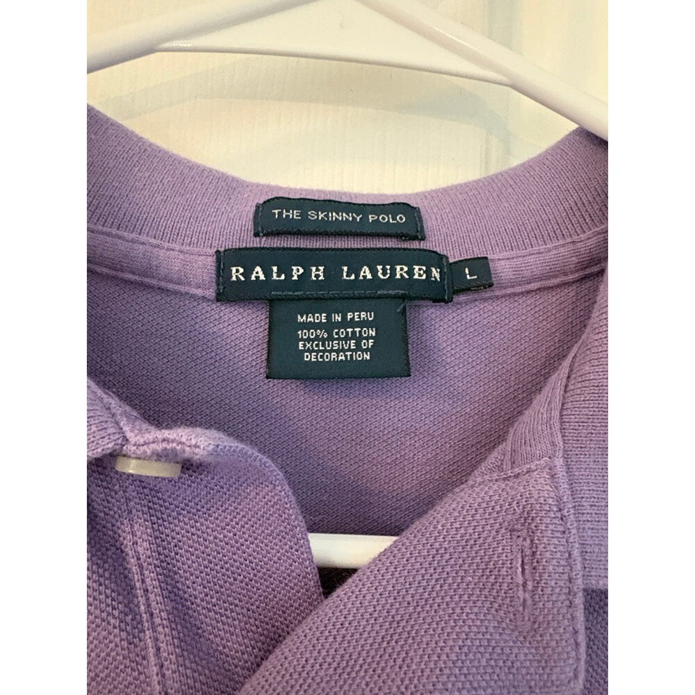 Ralph Lauren Purple Polo skinny fit men’s size large